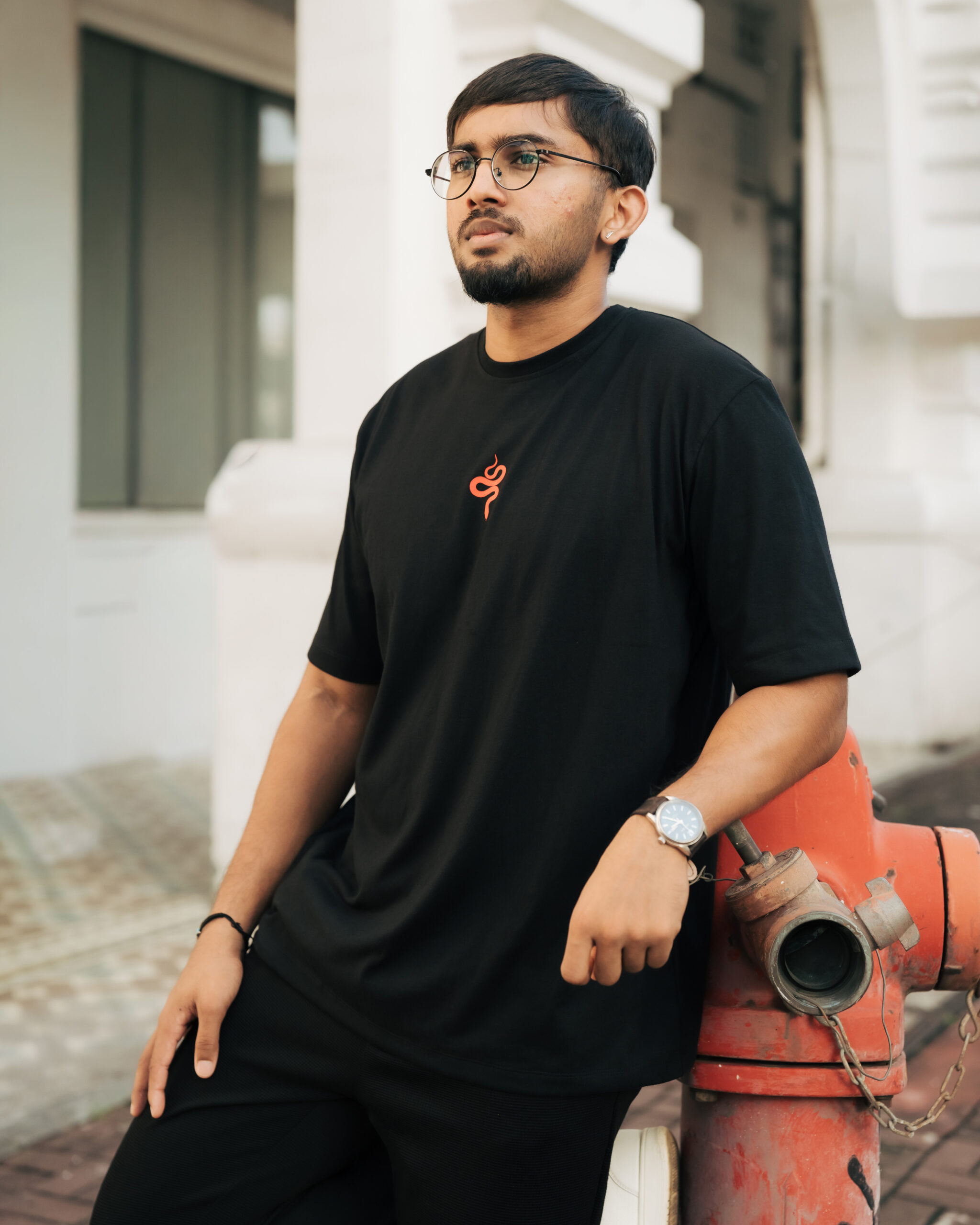 BHS07839 Darkness Oversize Tee (Unisex) - Image 1